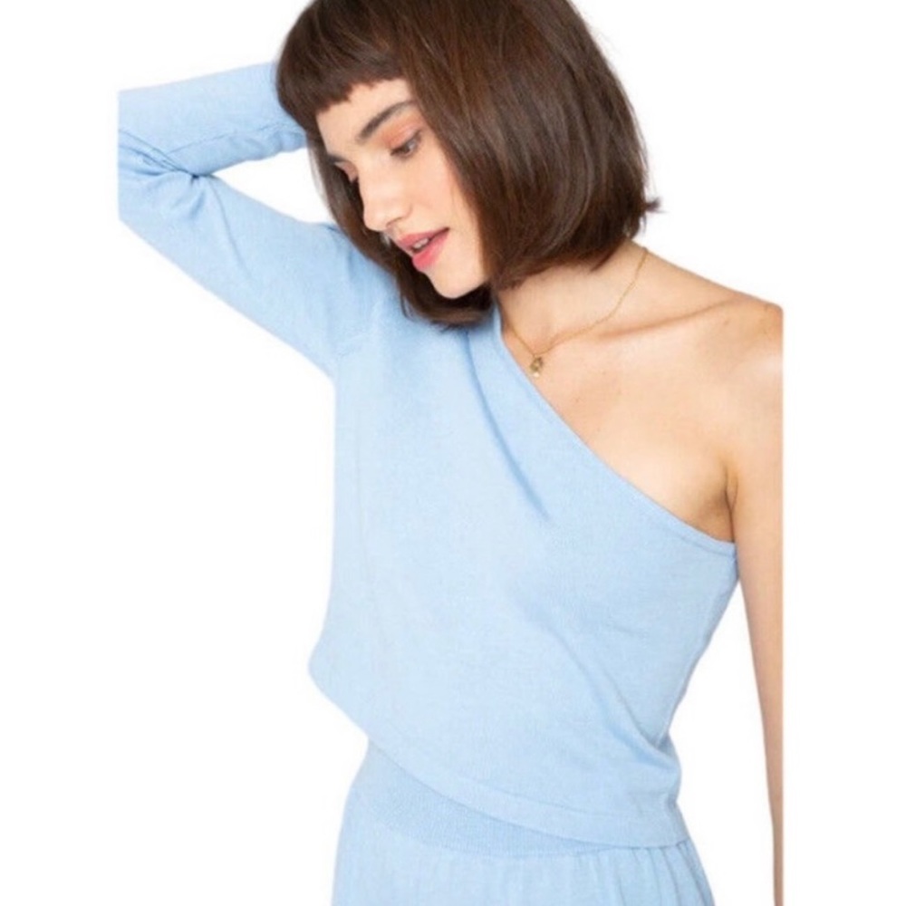 - SOLD - Callahan Lora Longsleeve Knit One Sleeve Top